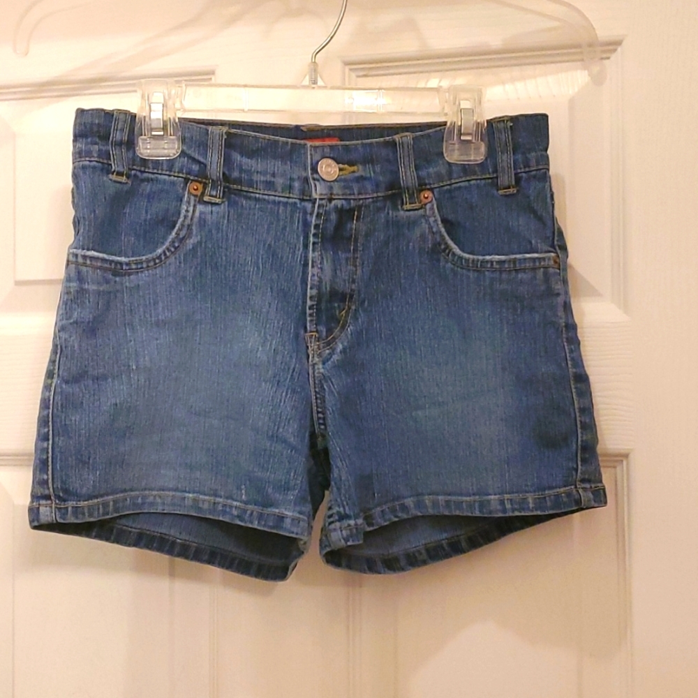 Levi's Girl's Denim Blue Jean Shorts